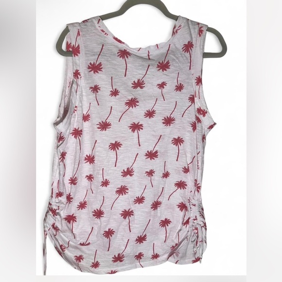 Palm Tree Print Tank Top - Pink - Picture 3 of 4